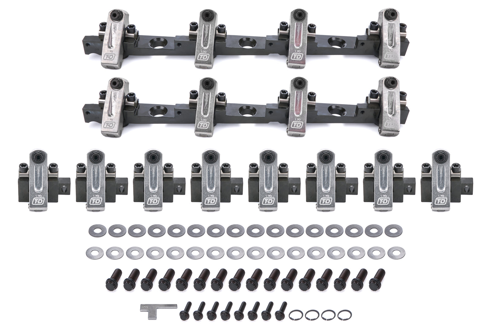 BBC Shaft Rocker System w/Brodix BB2+ Heads