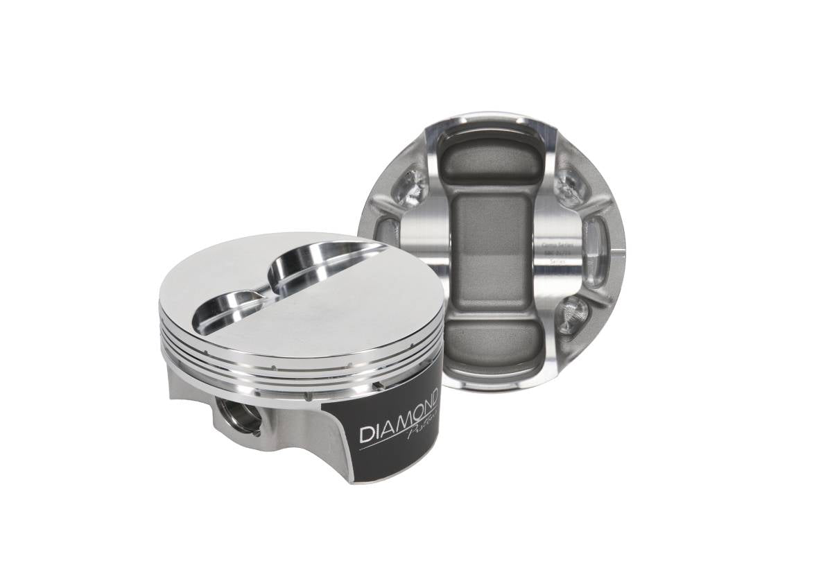 Diamond Pistons 10215-8 Small Block Chevy Competition Series Flat Top 23 Series