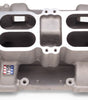 SBC Dual Quad Air Gap Intake Manifold