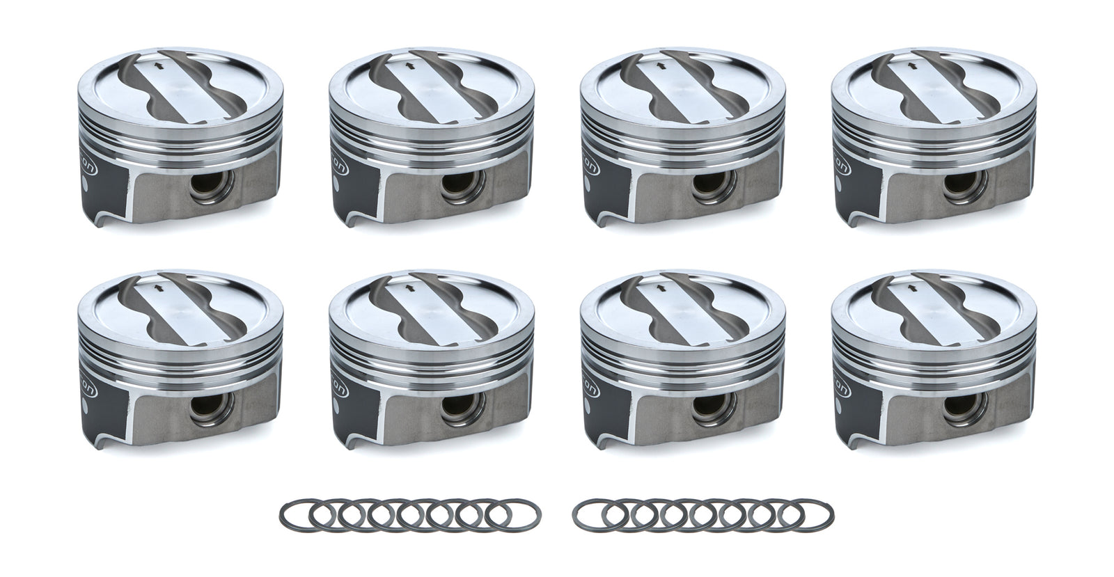 SBC Dish FHR Piston Set 4.030 Bore -18cc