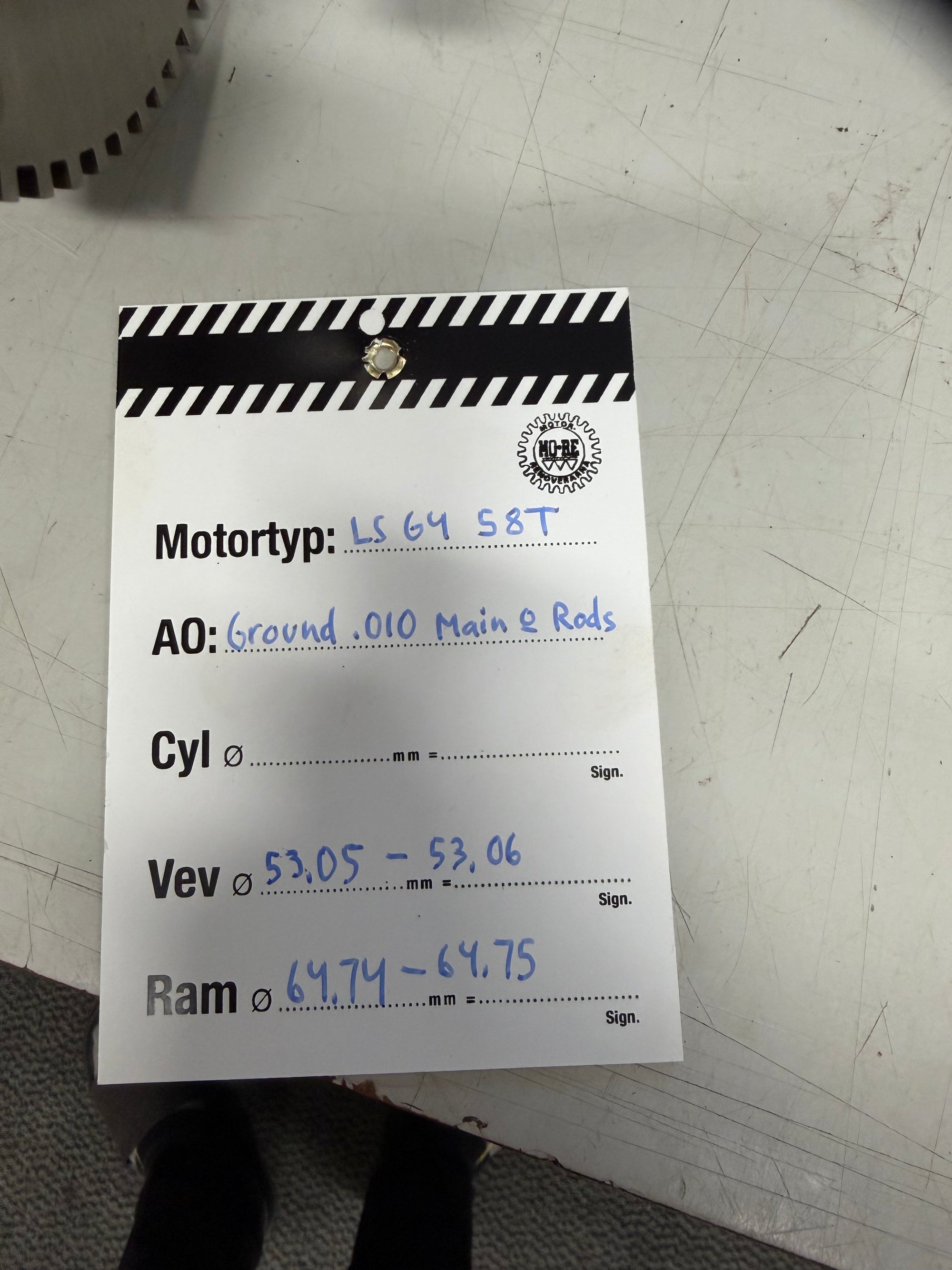 Used GM LS Gen IV Crankshaft, 3.622" Stroke, 58X, 010/010 #27