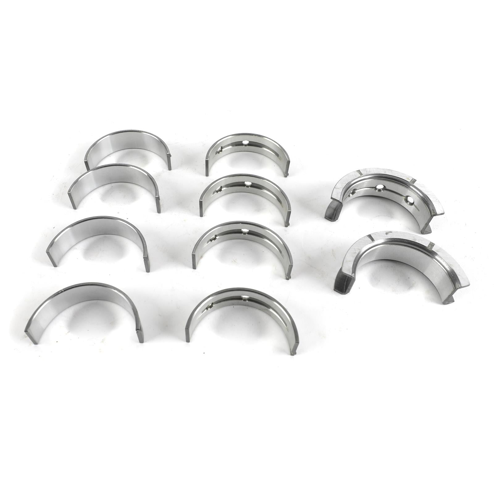 Bearings, SI-Series, 1/2 Groove, .010 in. Crankshaft Undersize, Bi-metal, Silicon Aluminum, Chevy LS, Set of 5