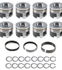 Duramax PowerPak Piston Set 4.055 Bore 6.6L LP5