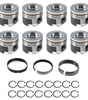 Duramax PowerPak Piston Set 4.075 Bore 6.6L LP5