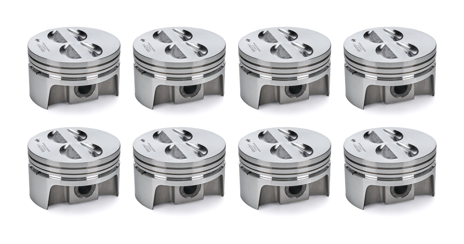 SBC PowerPak FT Piston Set  4.011 Bore  GM 604