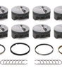 SBC FT PowerPak Piston Set 4.030 Bore -4.1cc