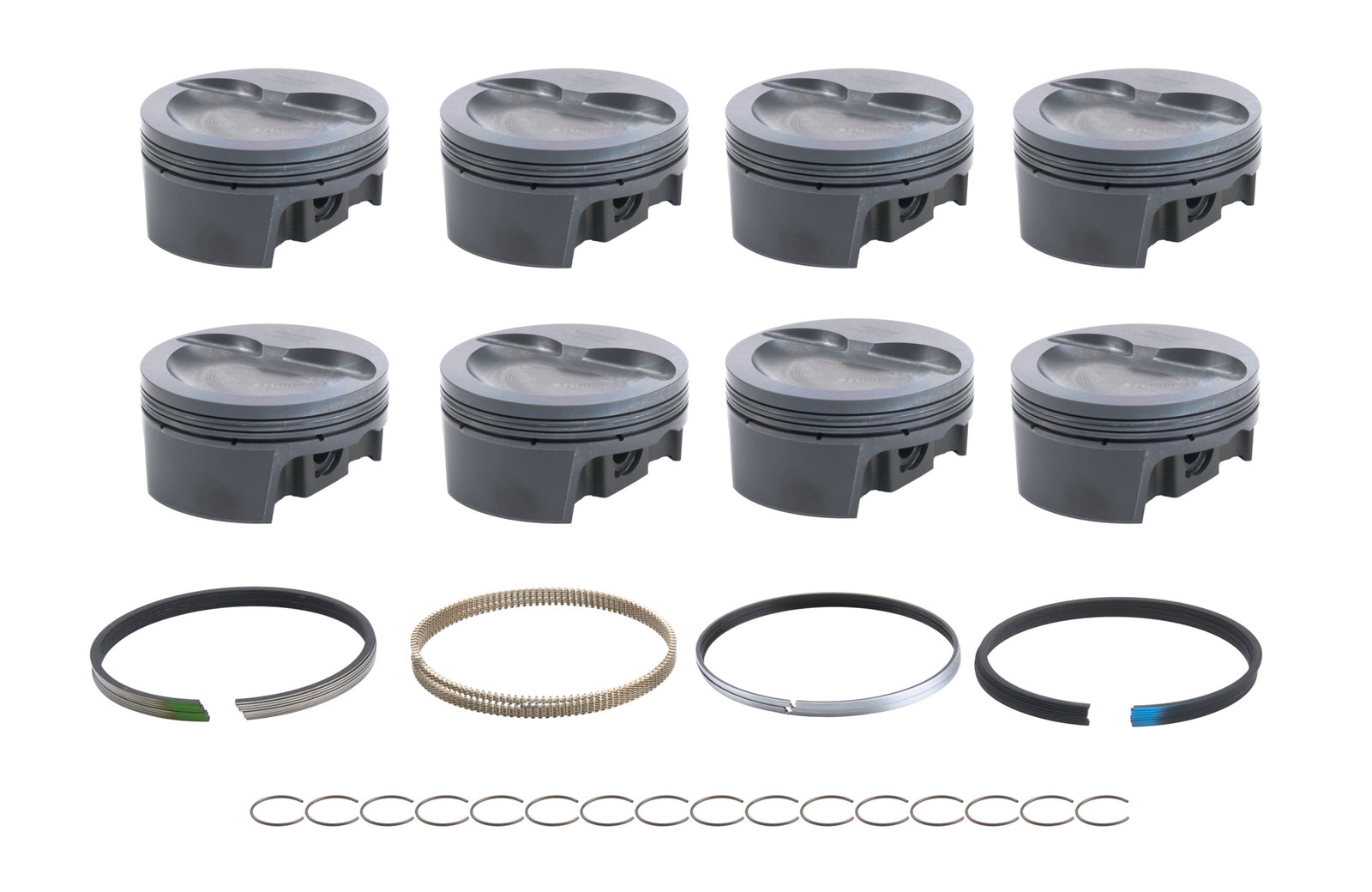 SBF PowerPak Piston Set Inv. Dome 4.155 Bore