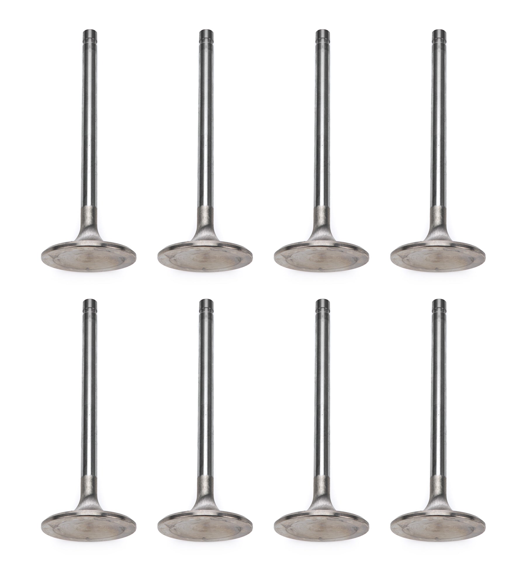 Manley Exhaust Valve, Extreme Duty, 1.880 in Head, 0.342 in Valve Stem, 5.422 in Long, Inconel, Big Block Chevy, Set of 8