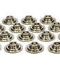 PAC Valve Spring Retainers, 400 Series, 10 Degree, 1.165 in / 0.840 in OD Steps, Dual Spring, Titanium, Set of 16