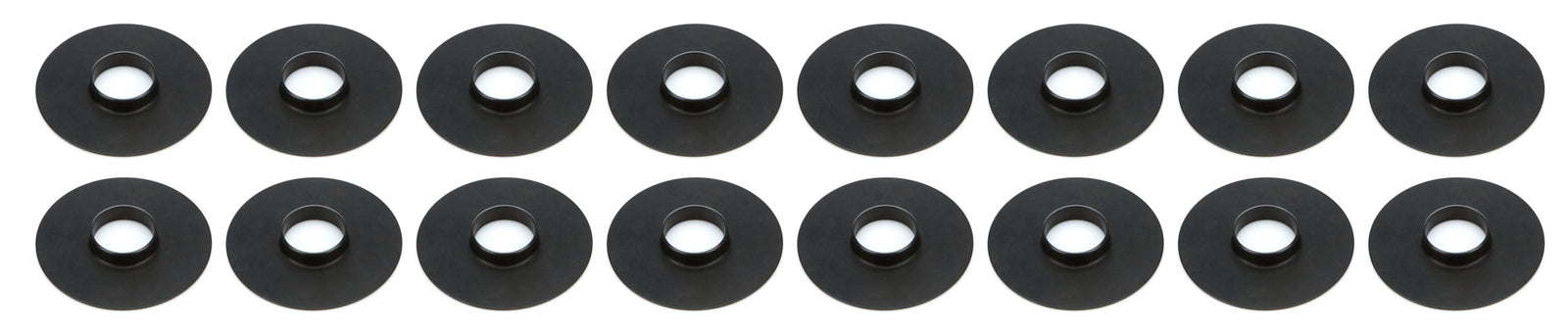 Valve Spring Retainer, Inside, 0.030 in Thick, 1.650 in OD, 0.570 in ID, 0.630 in Spring ID, Chromoly, Set of 16