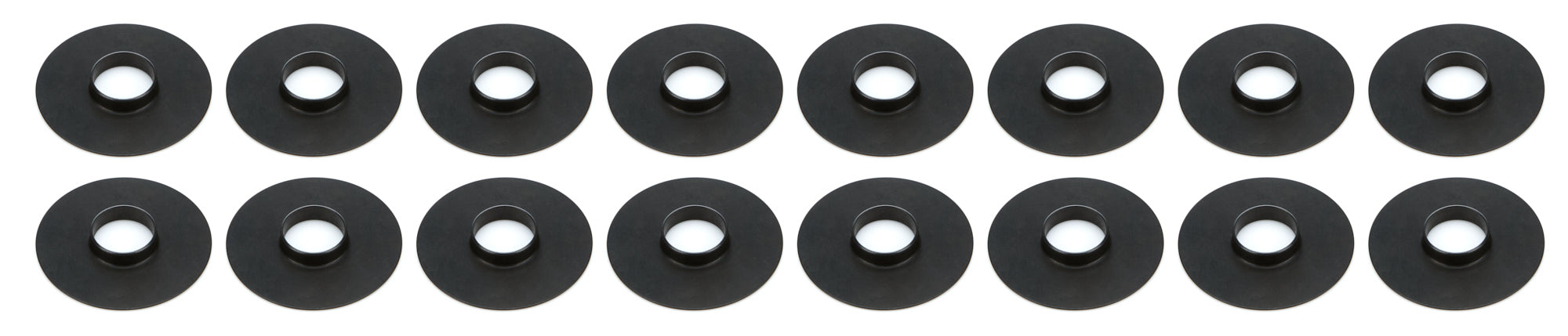 Valve Spring Retainer, Inside, 0.030 in Thick, 1.650 in OD, 0.570 in ID, 0.630 in Spring ID, Chromoly, Set of 16
