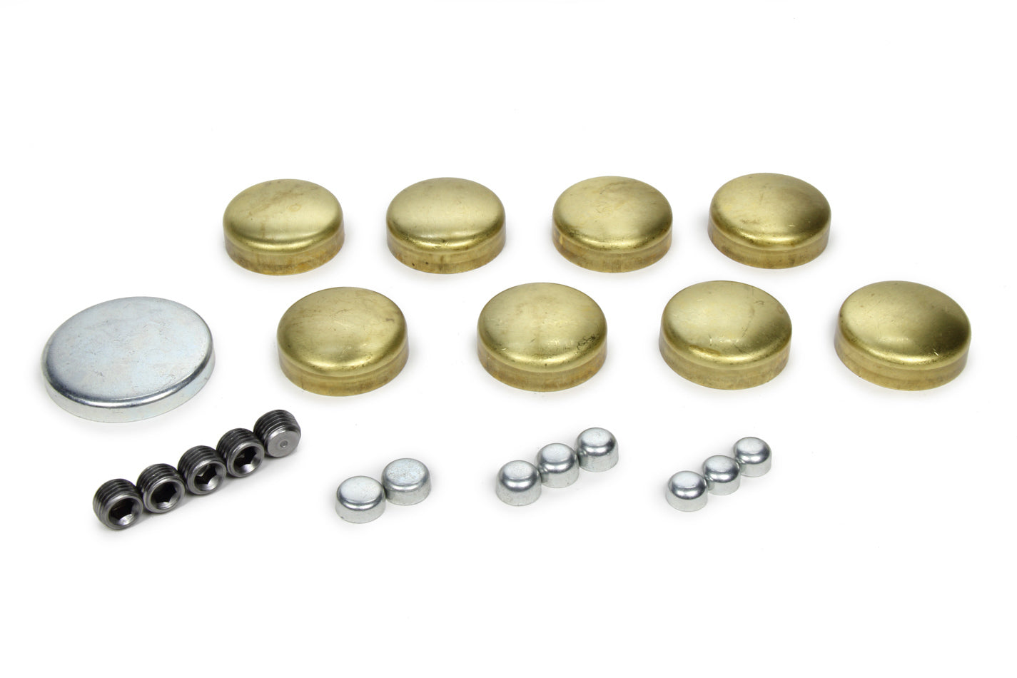 Freeze Plug, Complete Engine, Brass, Natural, Small Block Chevy, Kit