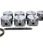 BBM Flat Top Piston Set 4.350 Bore -4cc