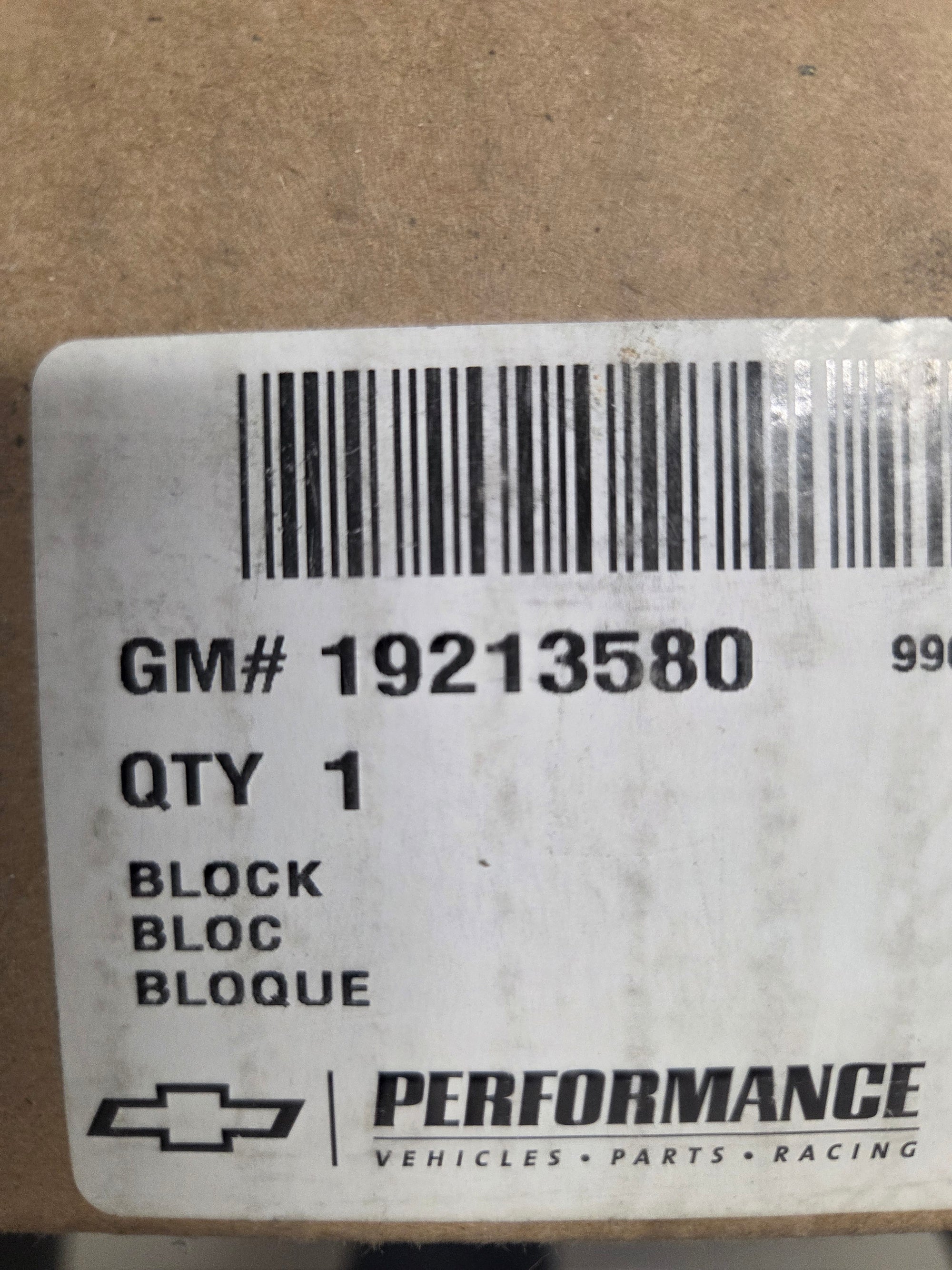 BRAND NEW! Chevrolet Performance LS7 block - PREOWNED