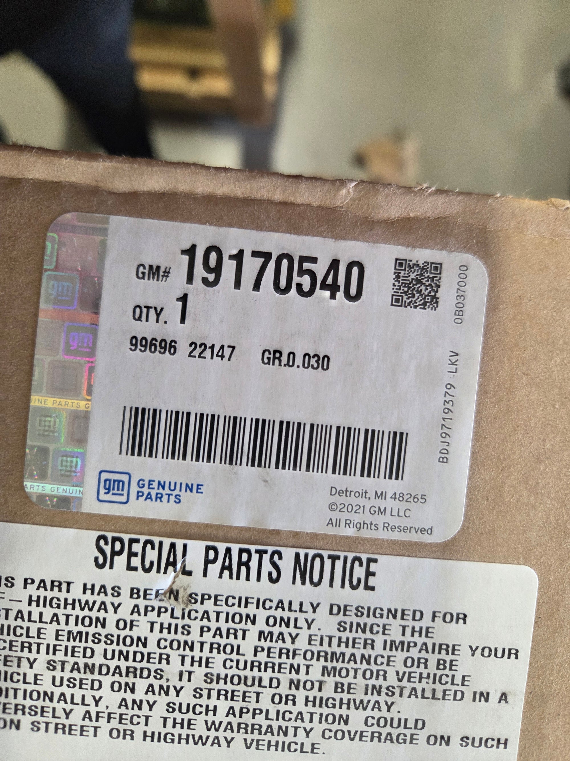 BRAND NEW! Chevrolet Performance Bowtie Bigblock 502 block - PREOWNED