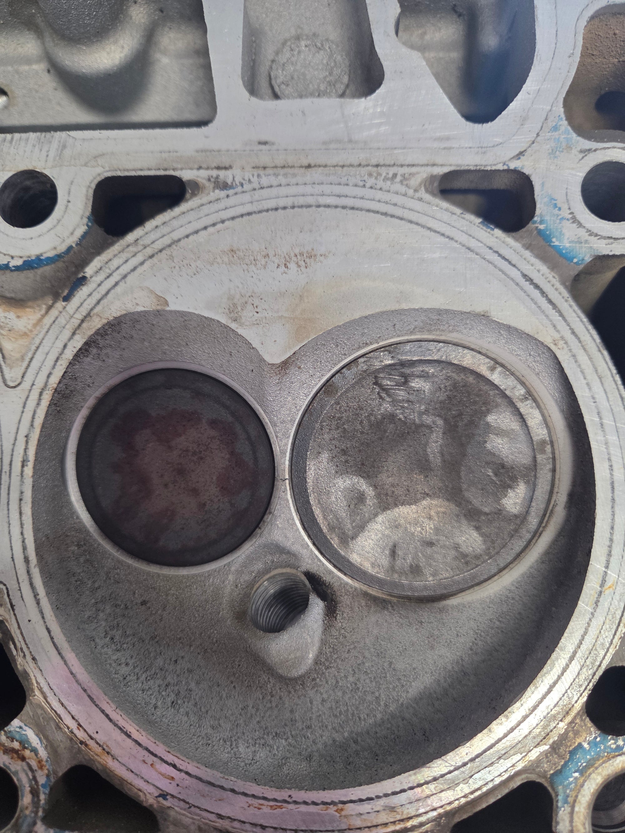 Used 317 Cylinder Head #046
