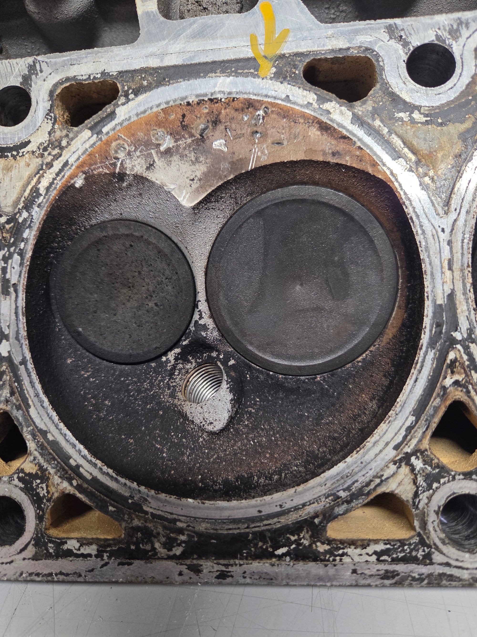 Used 317 Cylinder Head #024