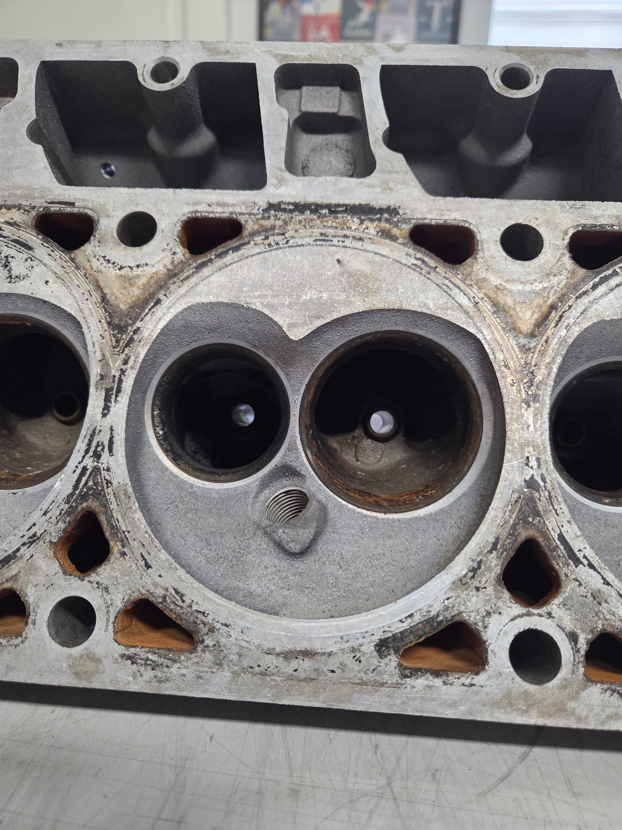 Used 317 Cylinder Head #054