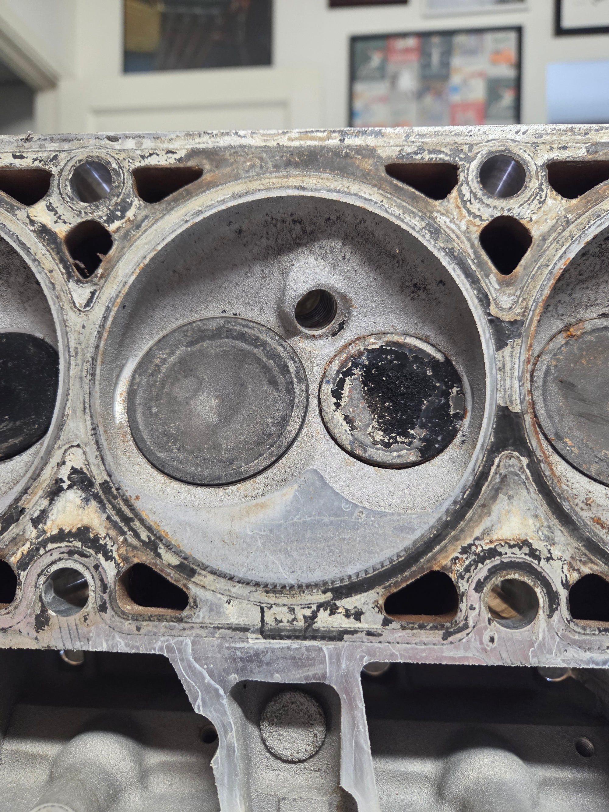 Used 317 Cylinder Head #027