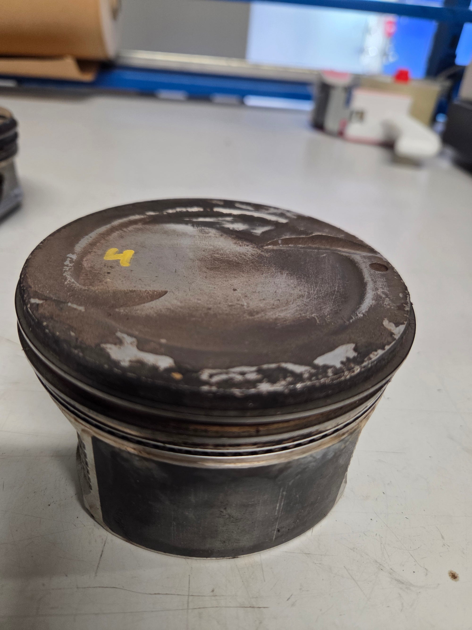 Used GM LS 6.0 Dished Piston Set, Standard Bore