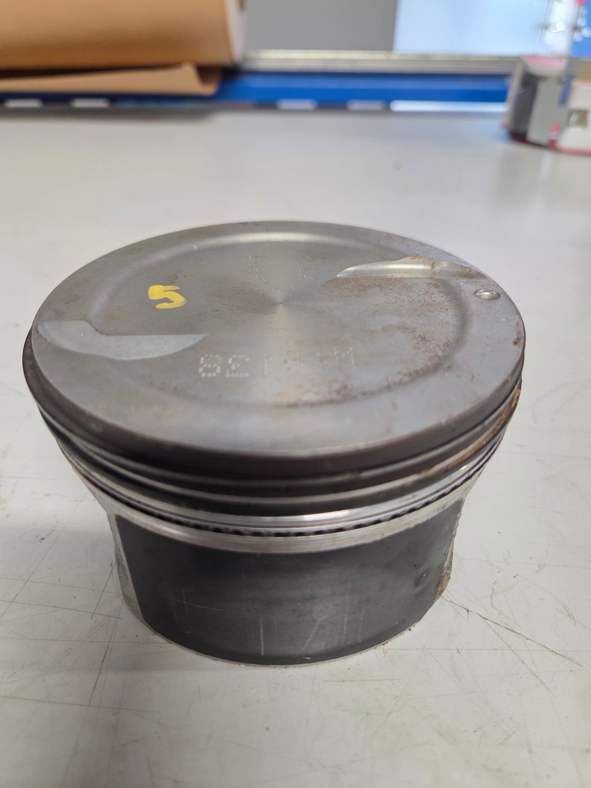 Used GM LS 6.0 Dished Piston Set, Standard Bore