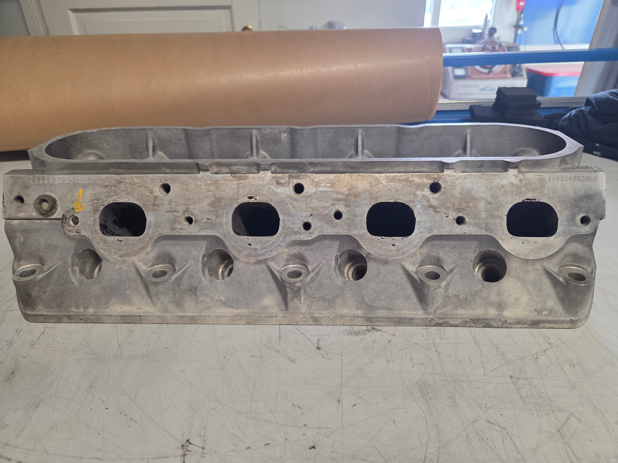 Used 317 Cylinder Head #054