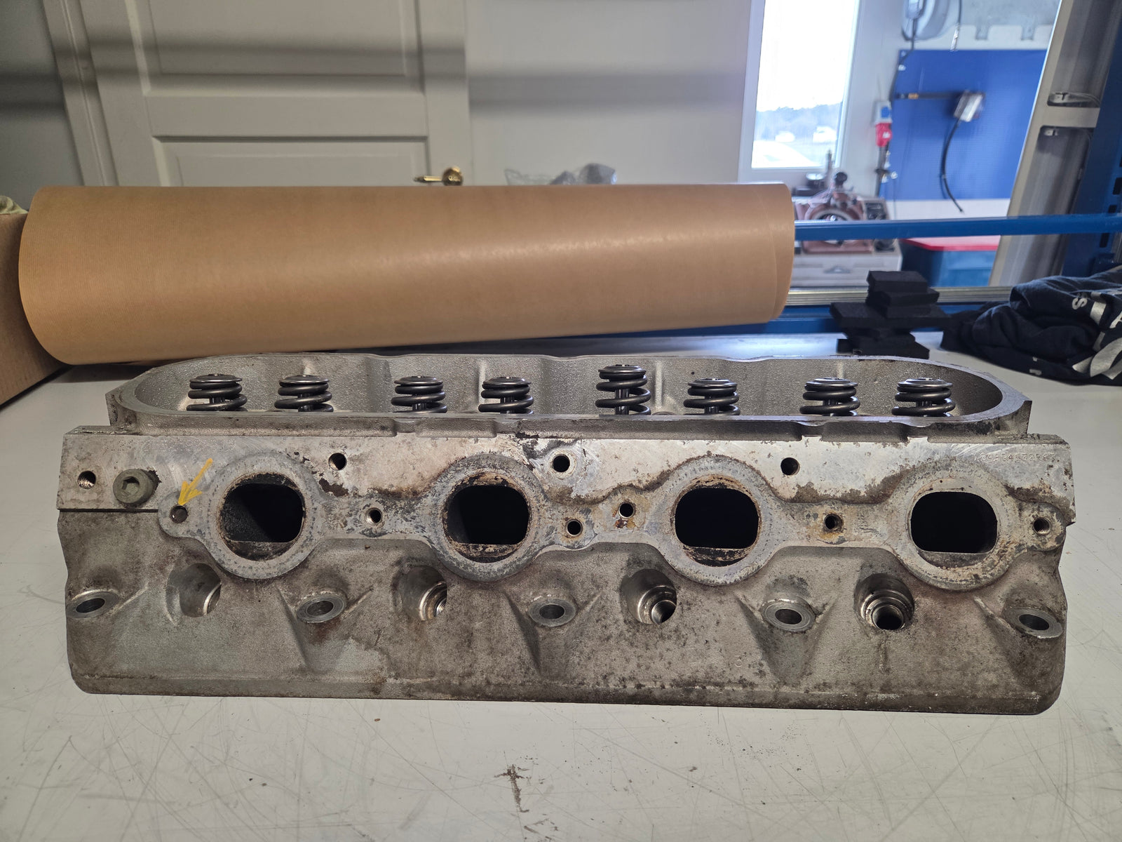 Used 317 Cylinder Head #008