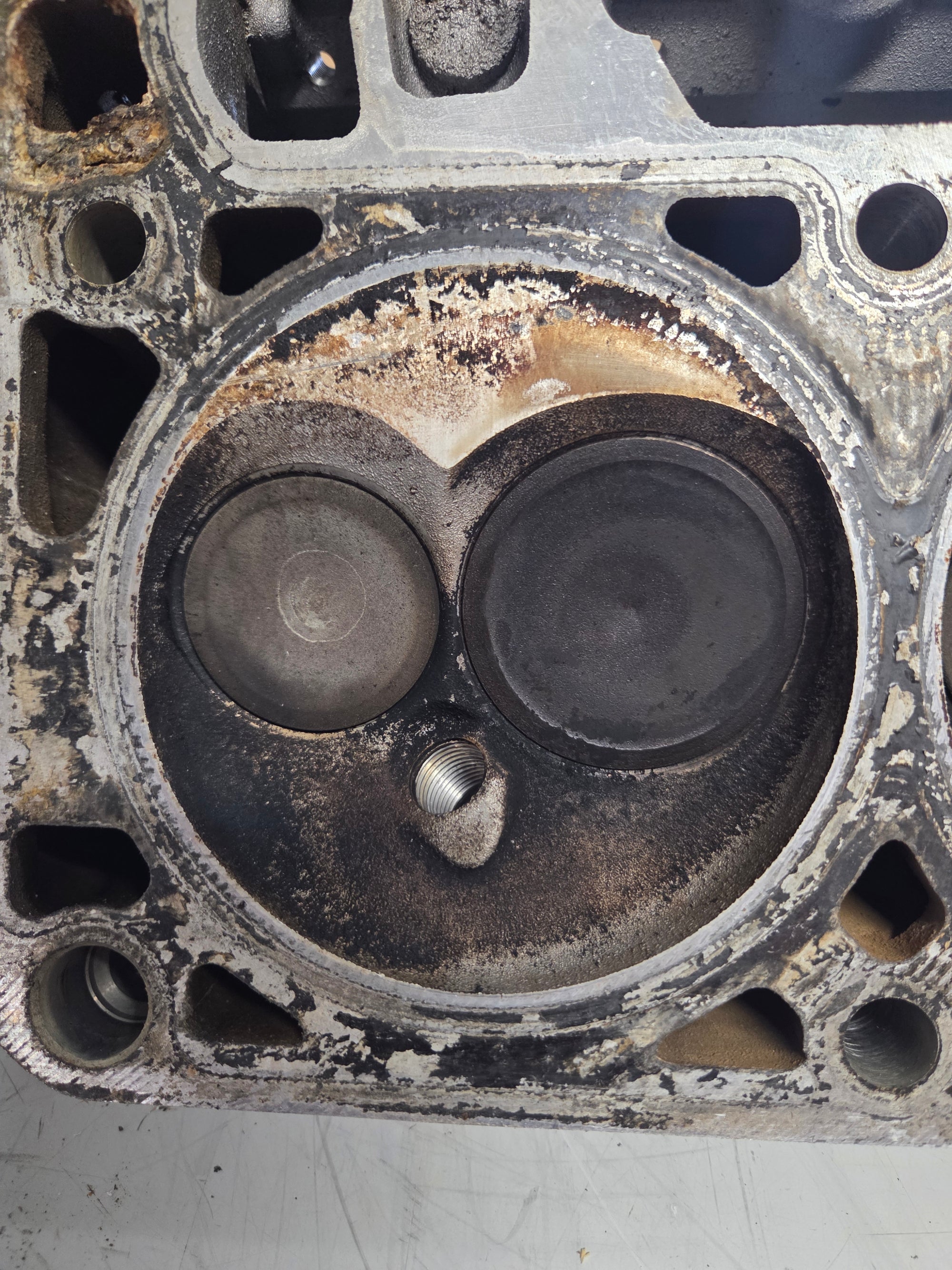 Used 317 Cylinder Head #056