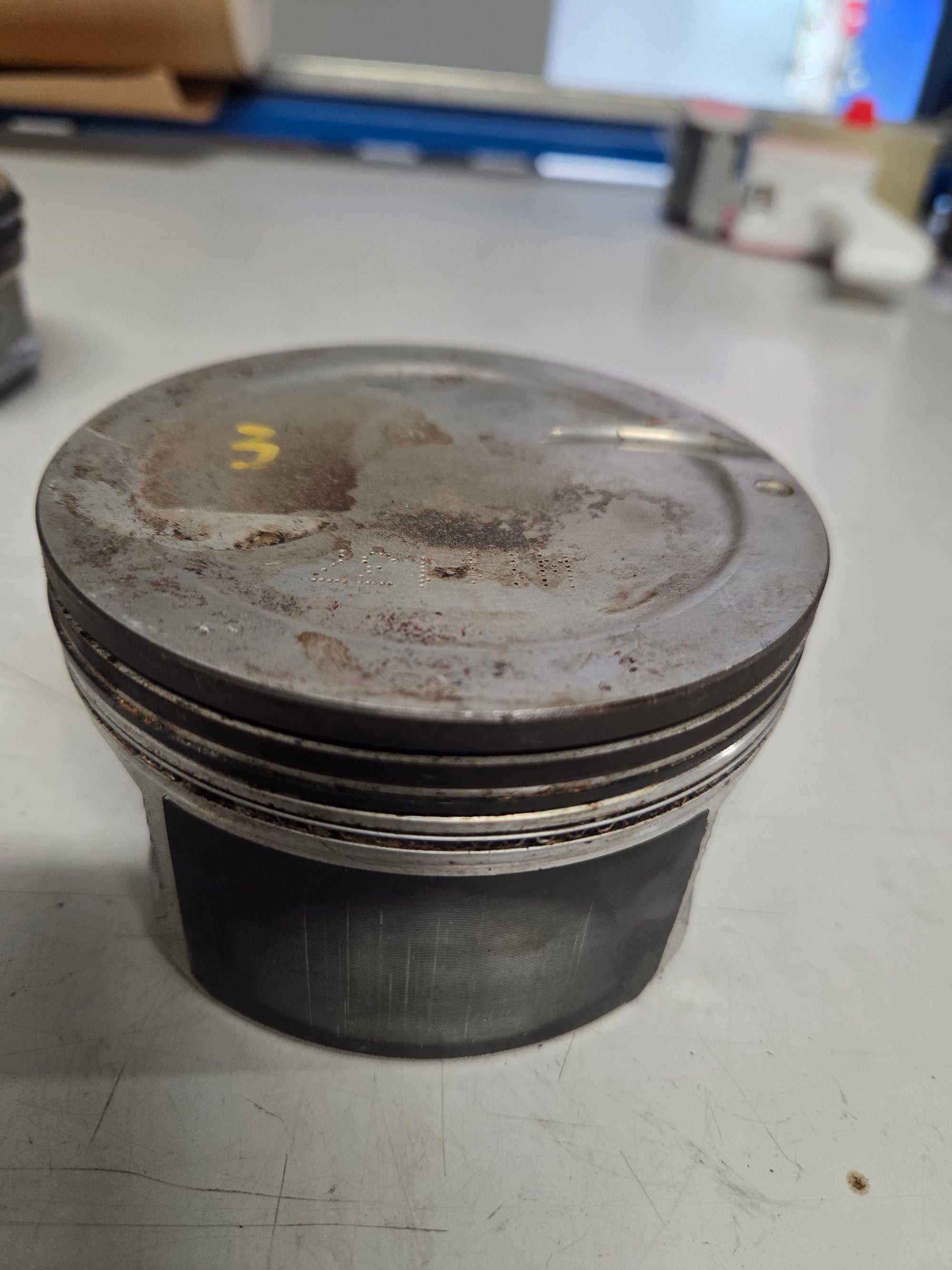 Used GM LS 6.0 Dished Piston Set, Standard Bore