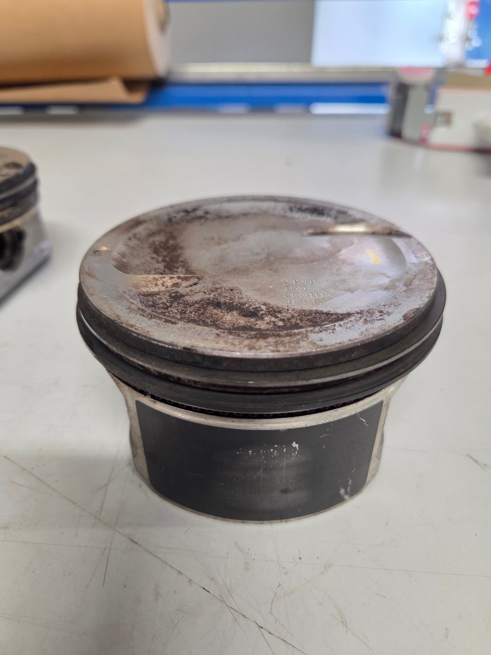Used GM LS 6.0 Dished Piston Set, Standard Bore