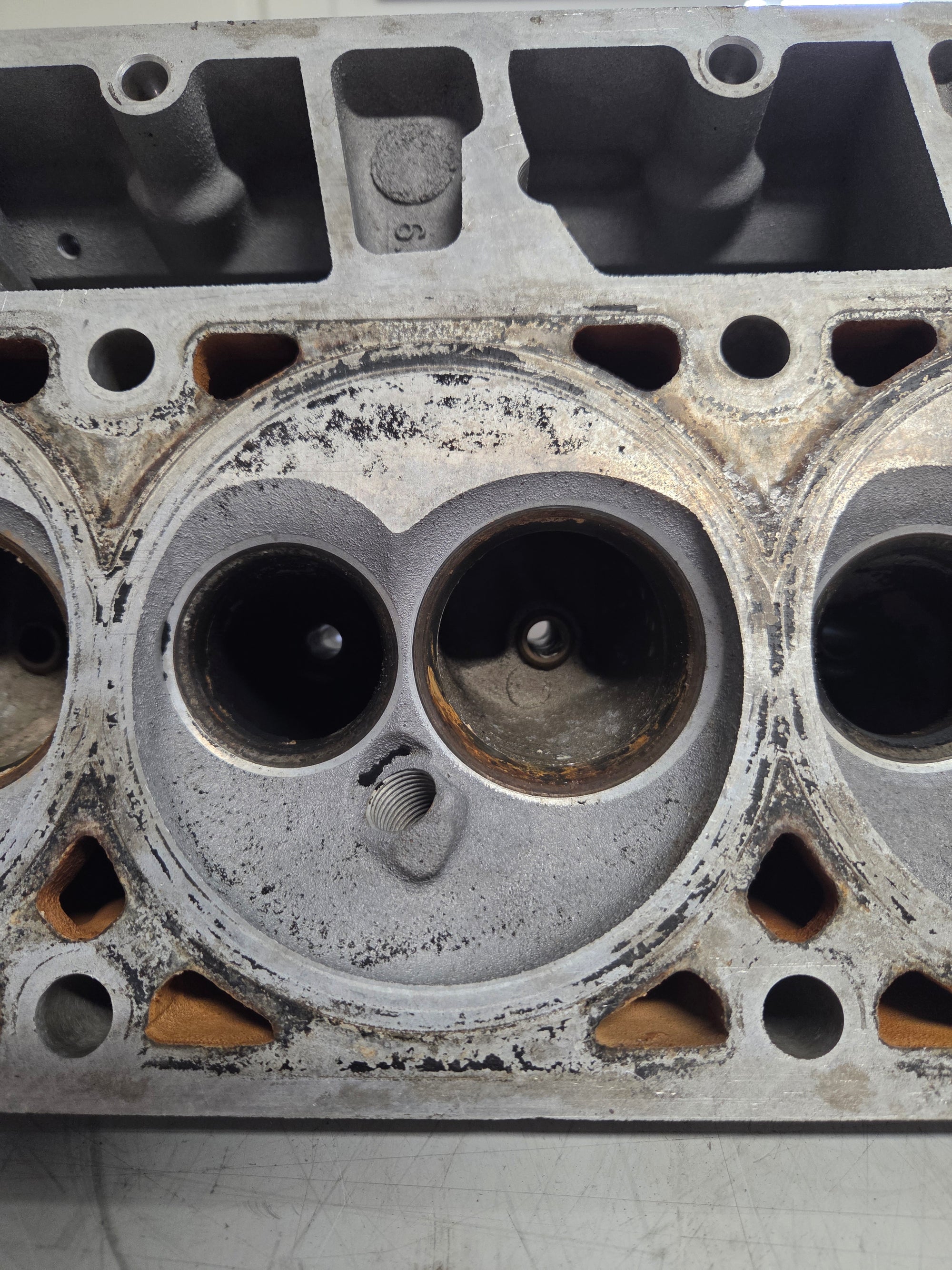 Used 317 Cylinder Head #054