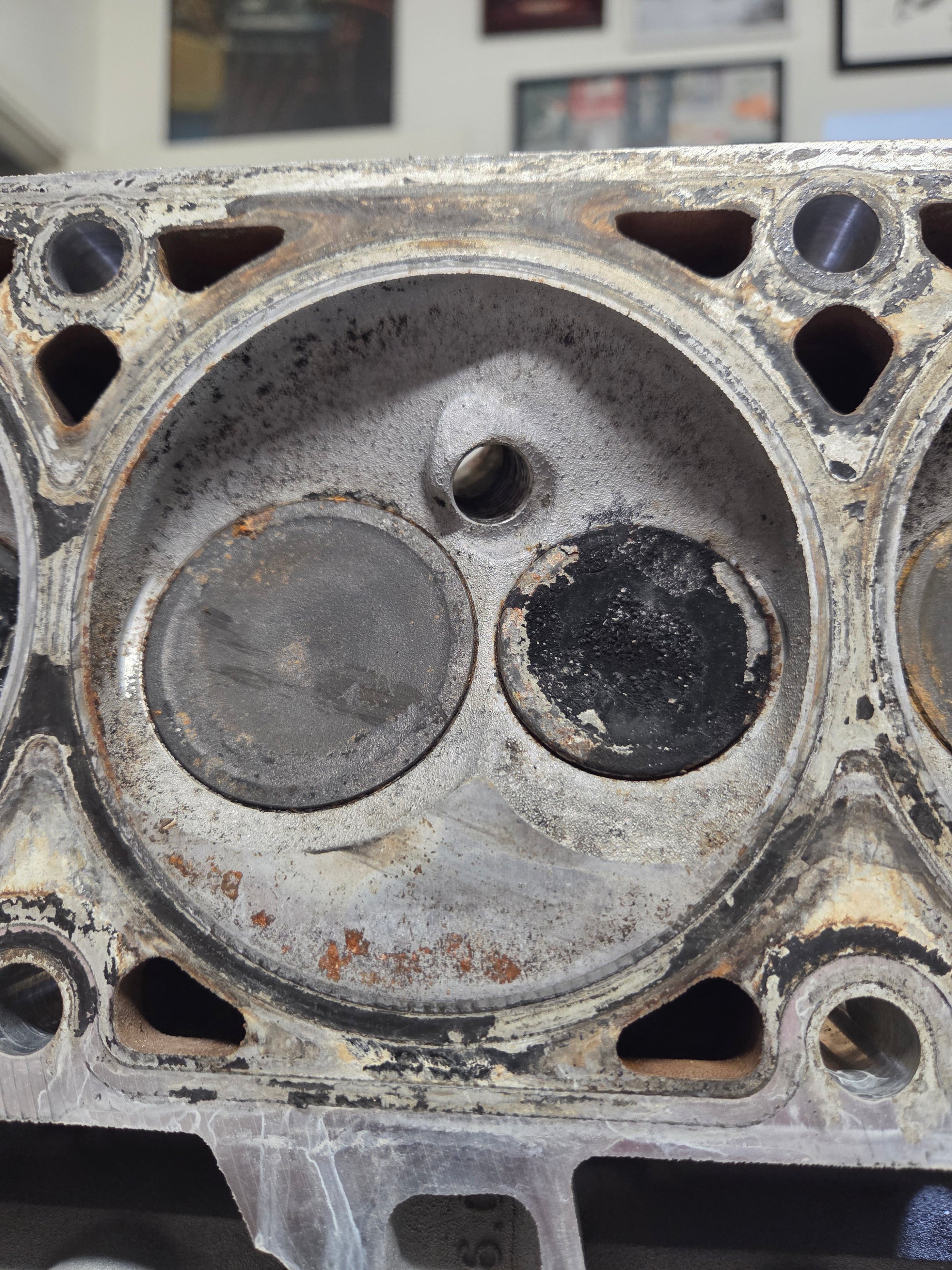 Used 317 Cylinder Head #027